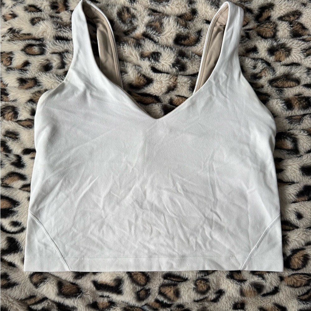 White Lululemon Align Tank Top